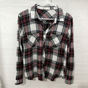 Maurices plaid button down